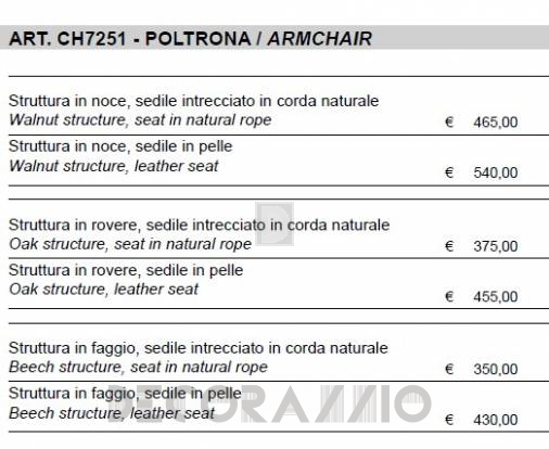 Кресло Sigerico ART. CH7251 ARMCHAIR