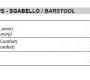 Барный стул Sigerico ART. E/174/S BARSTOOL