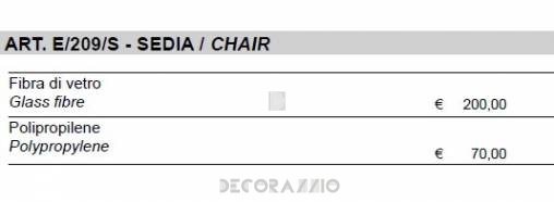 Стул Sigerico ART. E/209/S CHAIR