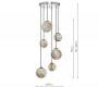 Люстра DAR Lighting Mikara - MIK0650