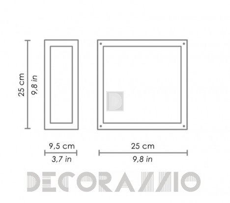 Светильник настенный настенный (Бра) Zafferano Home - LL0251B3