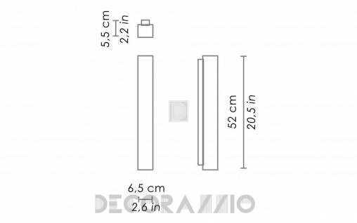 Светильник настенный настенный (Бра) Zafferano Solar - LD6501B3