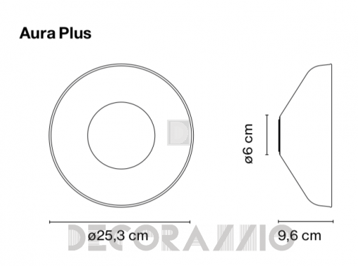Светильник  настенный настенный (Бра) Zafferano Aura Plus - A676-015