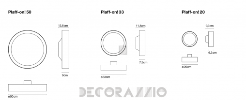 Светильник потолочный накладной (Светильник потолочный) Marset PLAFF-ON! - A628-001 37
