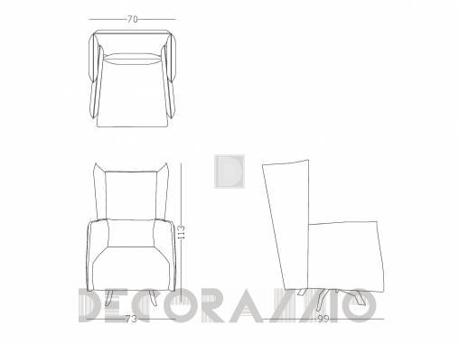 Кресло Papadatos Ann - Ann armchair
