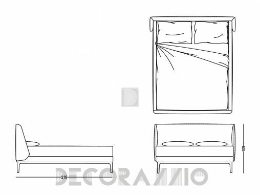Кровать двуспальная Papadatos Venice - Venice