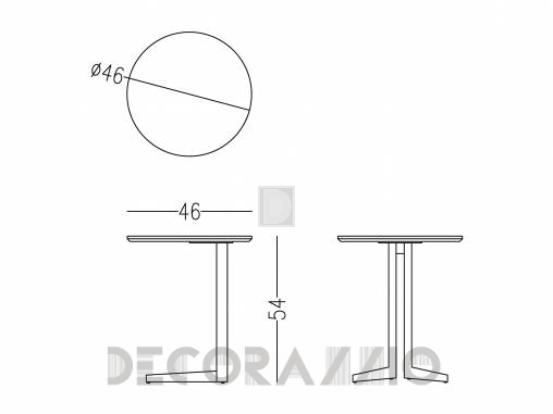 Приставной столик Papadatos Eos - Eos low table