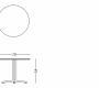 Кофейный, журнальный столик Papadatos Simetria round - Simetria round low table