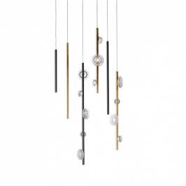 Светильник  потолочный подвесной (Светильник подвесной) Idl Flower Miu, Suspension 655/9SL