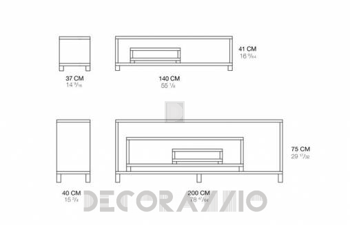 Комод Branca ORA 3 - ORA 3 SIDEBOARD