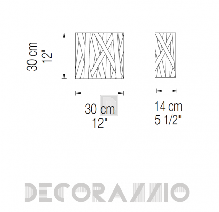 Светильник  настенный настенный (Бра) Fambuena Dress - 9024-01