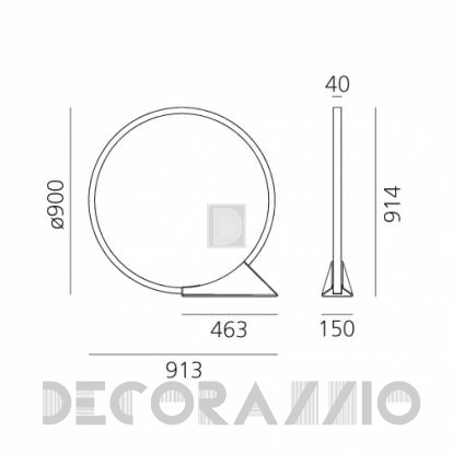 Светильник уличный напольный (Торшер) Artemide 