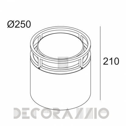 Светильник уличный напольный накладной (Светильник уличный) Delta Light Montur - 232 722 83 B