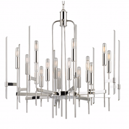 Светильник  потолочный подвесной (Люстра) Hudson Valley Lighting Bari, 9916-PN-CE
