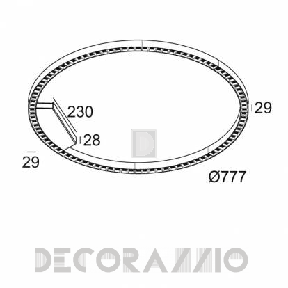 Светильник  потолочный накладной (Светильник потолочный) Delta Light Inform - 26813 9225 B-B
