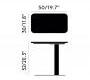Кофейный, журнальный столик Tom Dixon Flash - flash_table