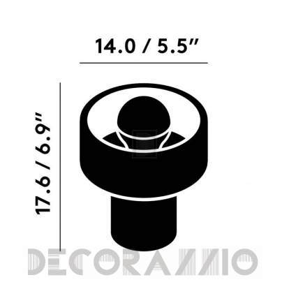 Светильник настольный (Настольная лампа) Tom Dixon Stone - STT02WEU