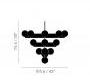 Светильник потолочный подвесной (Люстра) Tom Dixon Plane - SLL03ABEU