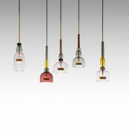 Светильник  потолочный подвесной (Люстра) Giopato&Coombes Flauti, Flauti Zigzag Chandelier 51
