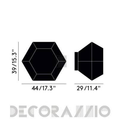 Светильник настенный настенный (Светильник) Tom Dixon Cut - CUSS02SMUL