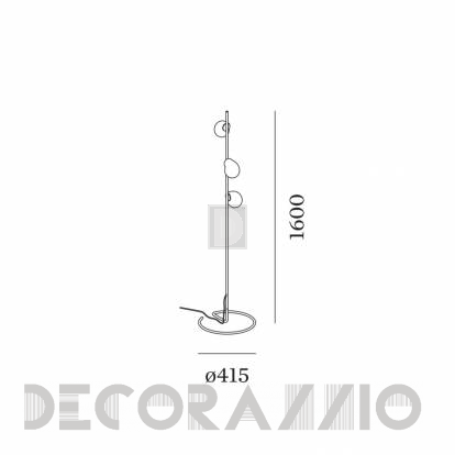 Светильник напольный (Торшер) Wever & Ducre Dro - 6443G0WB0