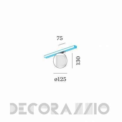 Светильник потолочный профильная система (Светильник для трековой системы) Wever & Ducre Dro - 1724G0WB