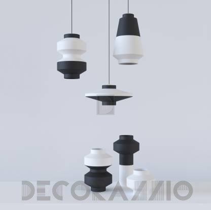 Светильник потолочный подвесной (Светильник подвесной) Ceramika Design black&white - LPFBW320