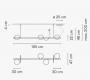Vibia Palma - 3736 Светильник потолочный подвесной (Люстра)